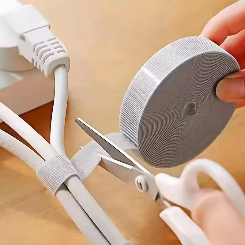 Desk Setup Cable Management - 1/5M Pengatur Kabel Manajemen Kabel Pita