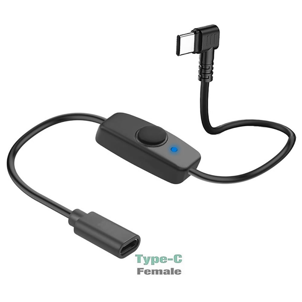 Desk Setup Led Strip - Kabel Ekstensi USB C Pendek dengan