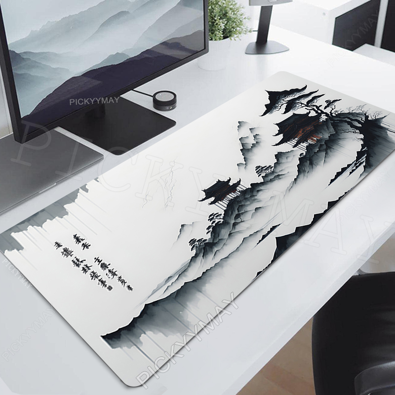 Zelda Desk Setup - Tikar Meja lukis tinta alas Mouse
