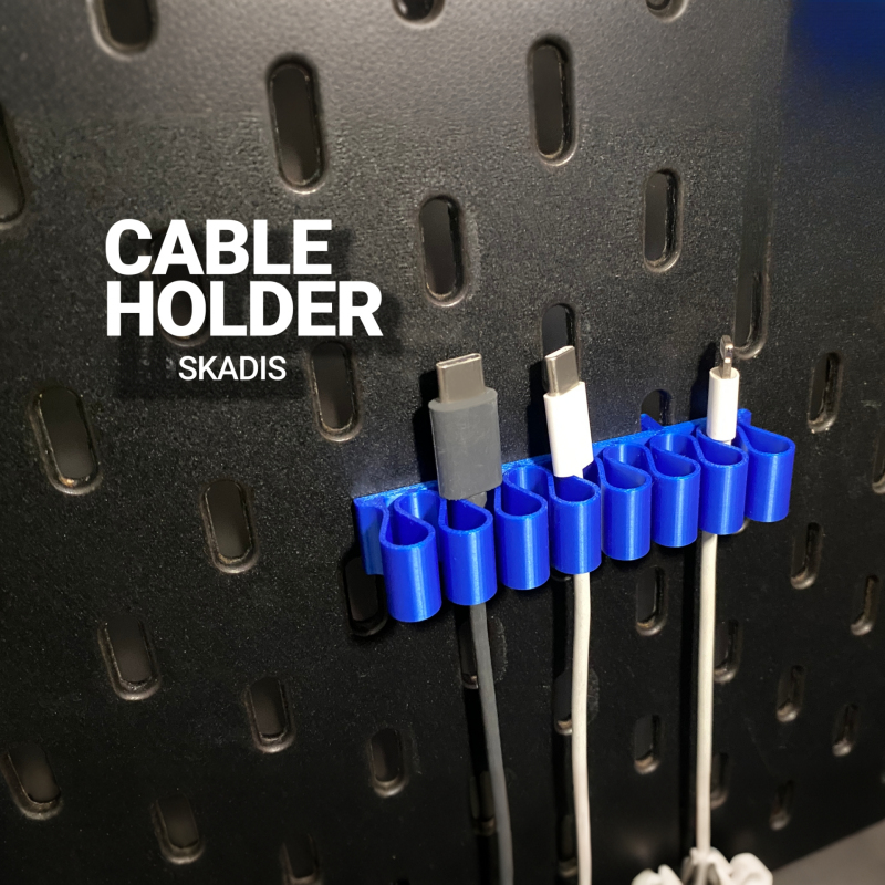 Desk Setup Cable Management - Penjepit Pengatur Kabel Pegboard Dinding untuk