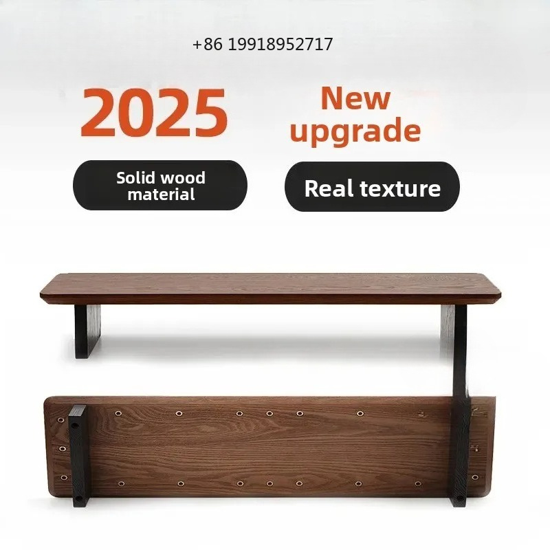 Desk Setup Living Room - Penyangga Monitor Kayu Solid Rak Penyimpanan