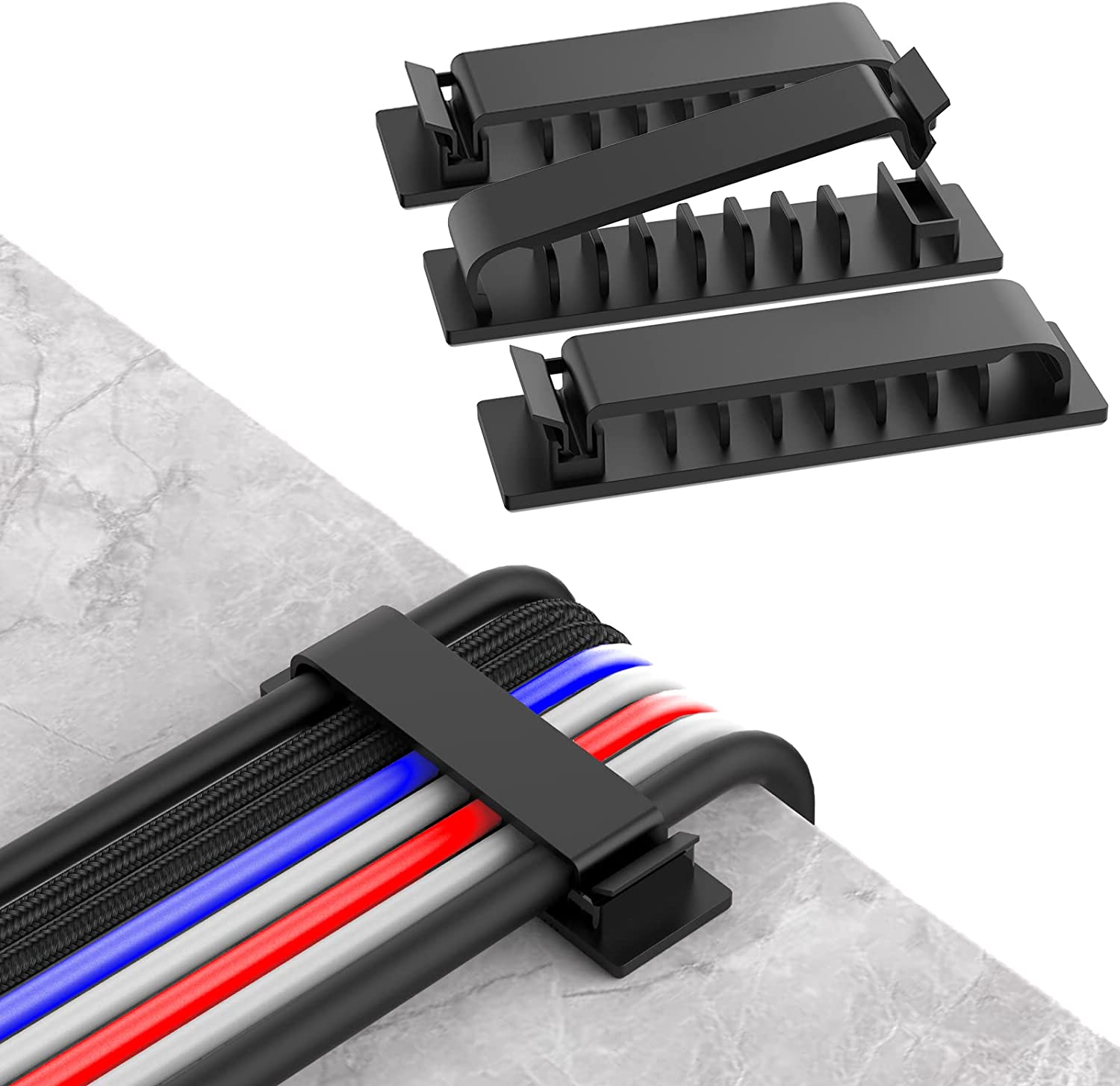 Desk Setup Cable Management - Pengatur Kabel Pengatur Kabel Fleksibel Penjepit