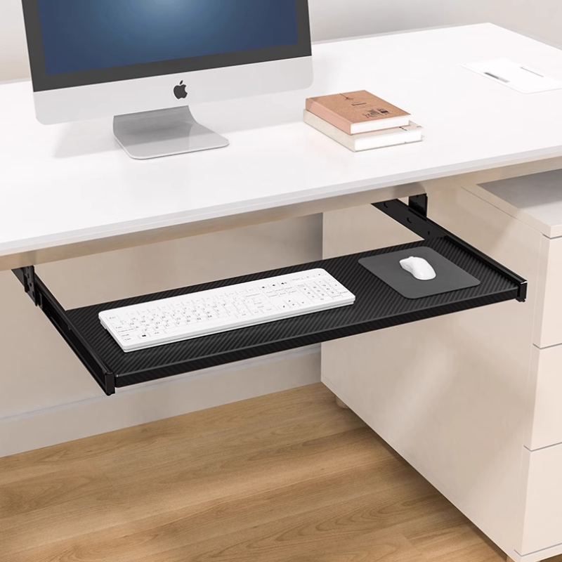 Rak Keyboard Kayu di Bawah Mej - Desk Setup Living Room ulasan dan harga