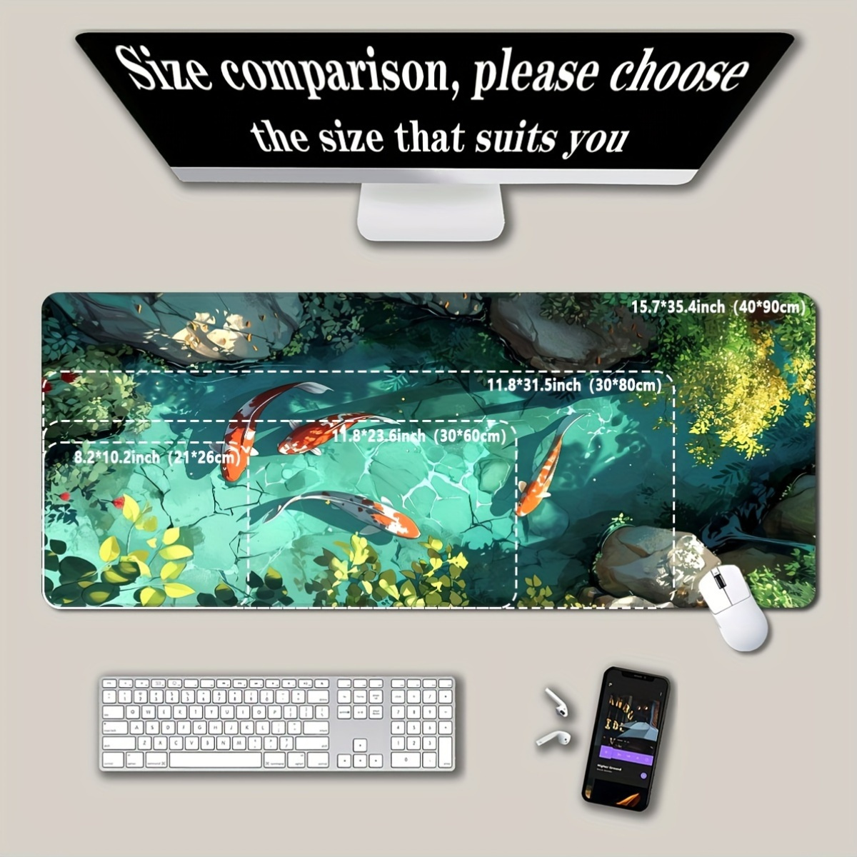 Alas Mouse Gaming Ikan Koi Bes - Zelda Desk Setup ulasan dan harga