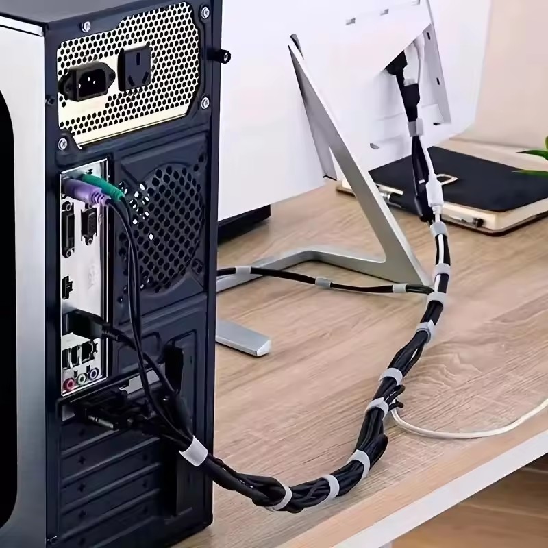 1/5M Pengatur Kabel Manajemen  - Desk Setup Cable Management ulasan dan harga