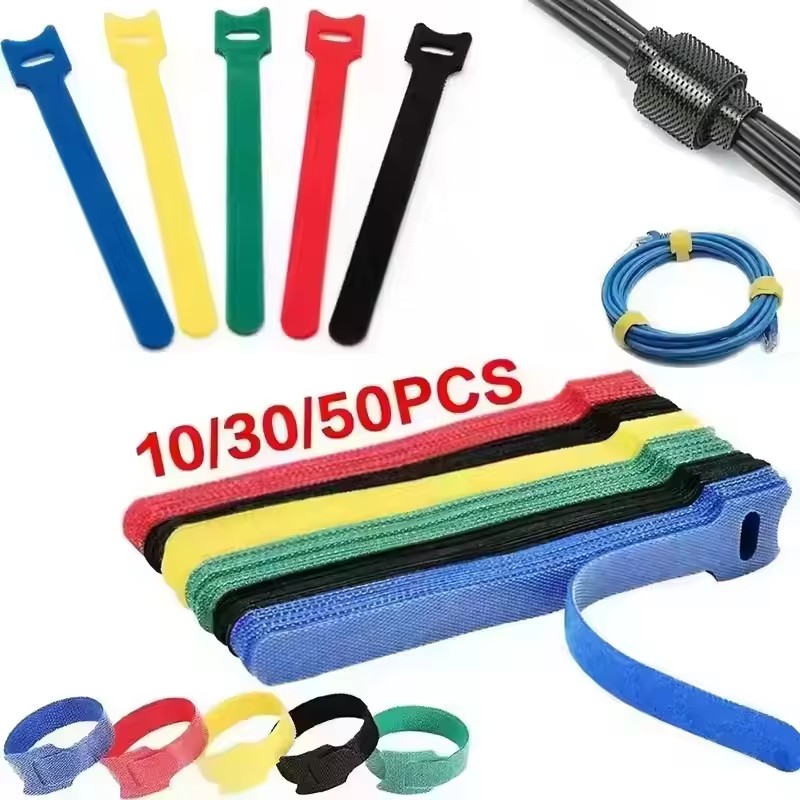 10/30/50 Buah Pengatur Kabel U - Desk Setup Cable Management ulasan dan harga