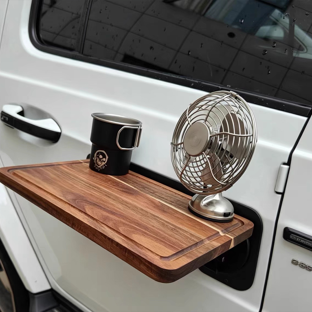 Meja Kayu Lipat Samping Mobil  - Desk Setup Wood ulasan dan harga