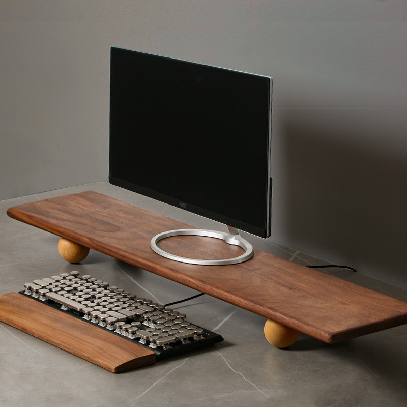 Dudukan Monitor Ganda Riser De - Desk Setup Living Room ulasan dan harga