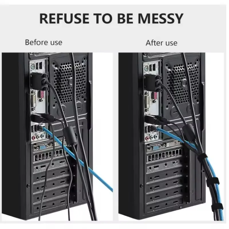 Pengatur Kabel 1/5M, Pengelola - Desk Setup Cable Management ulasan dan harga