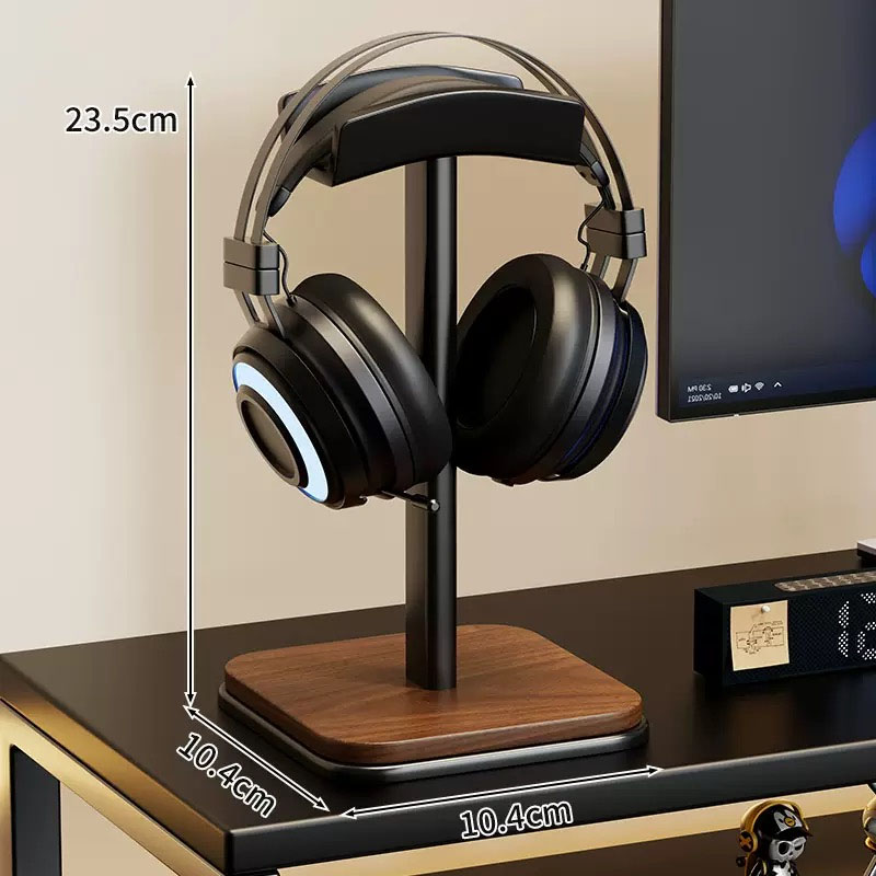 Penyangga Headphone Universal  - Desk Setup Wood ulasan dan harga