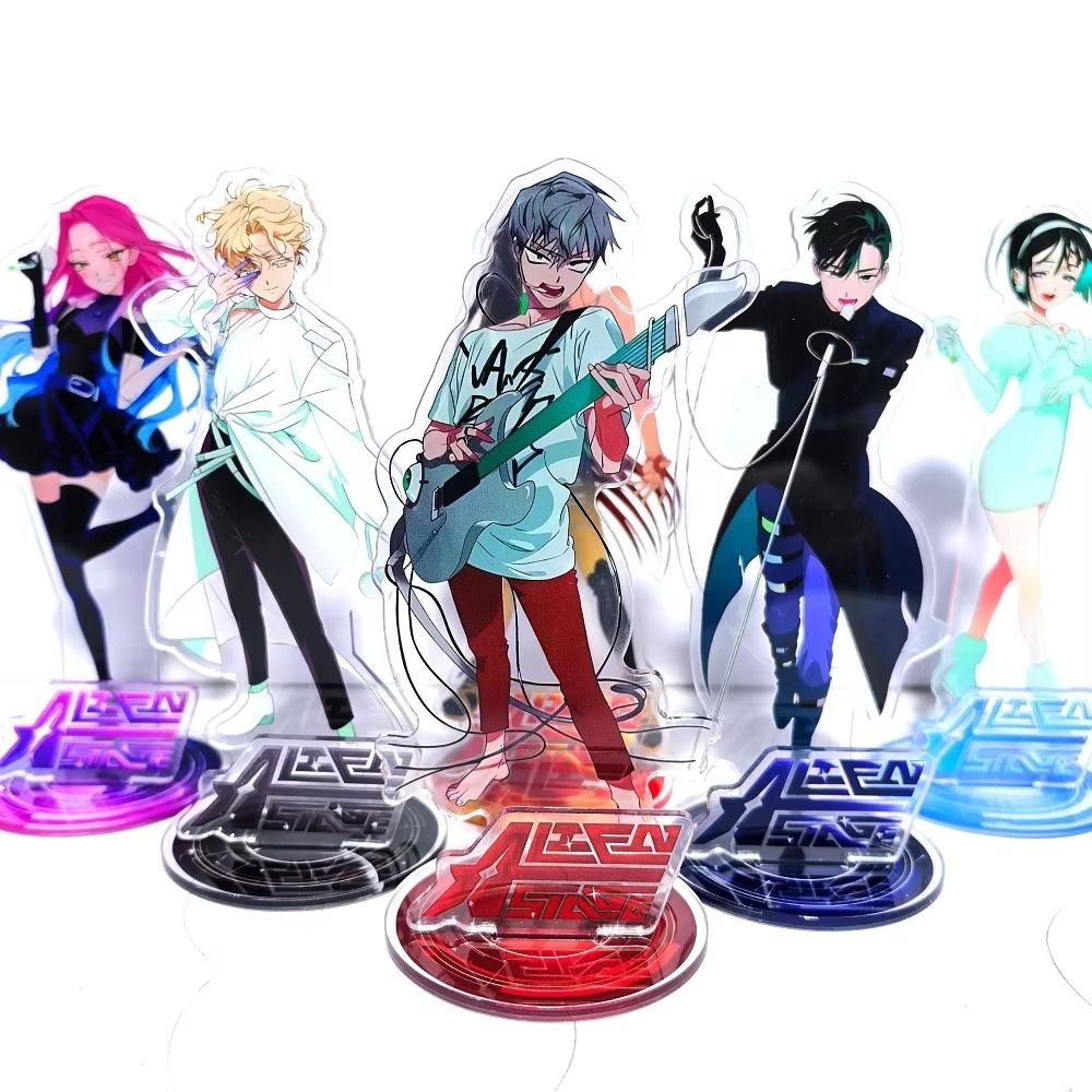 Stand Akrilik Alien Kawaii Luk - Desk Setup Kawaii ulasan dan harga