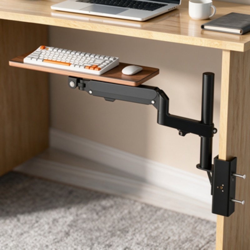 Rak Keyboard Hemat Ruang di Ba - Desk Setup Living Room ulasan dan harga