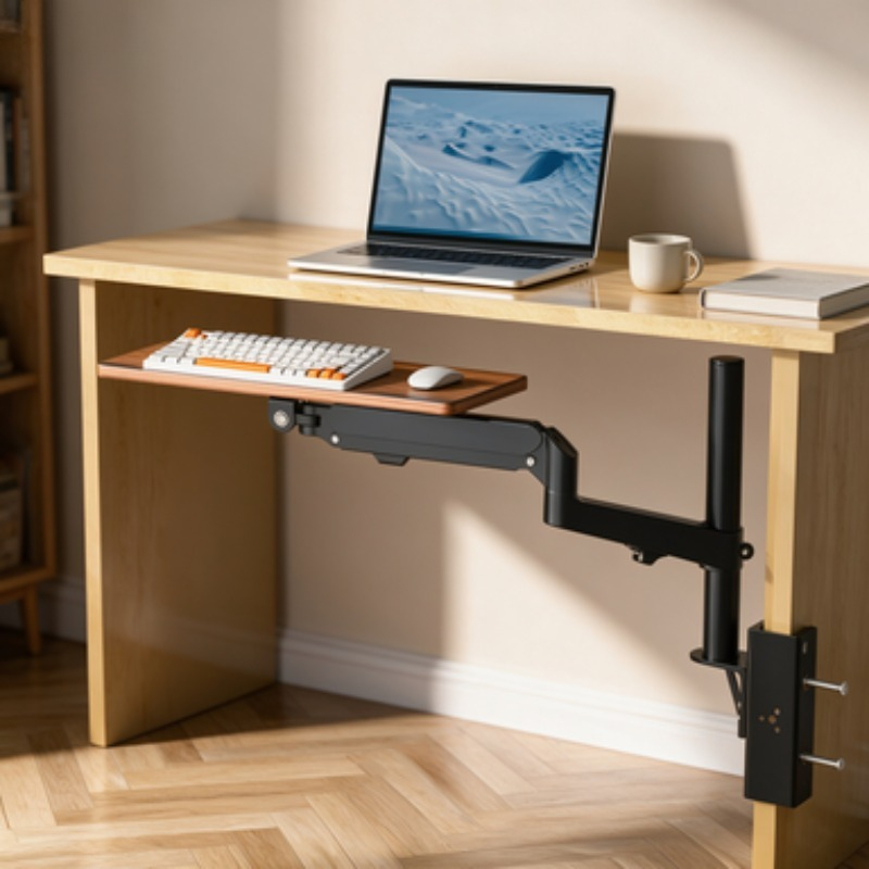 Rak Keyboard Hemat Ruang di Ba - Desk Setup Living Room ulasan dan harga