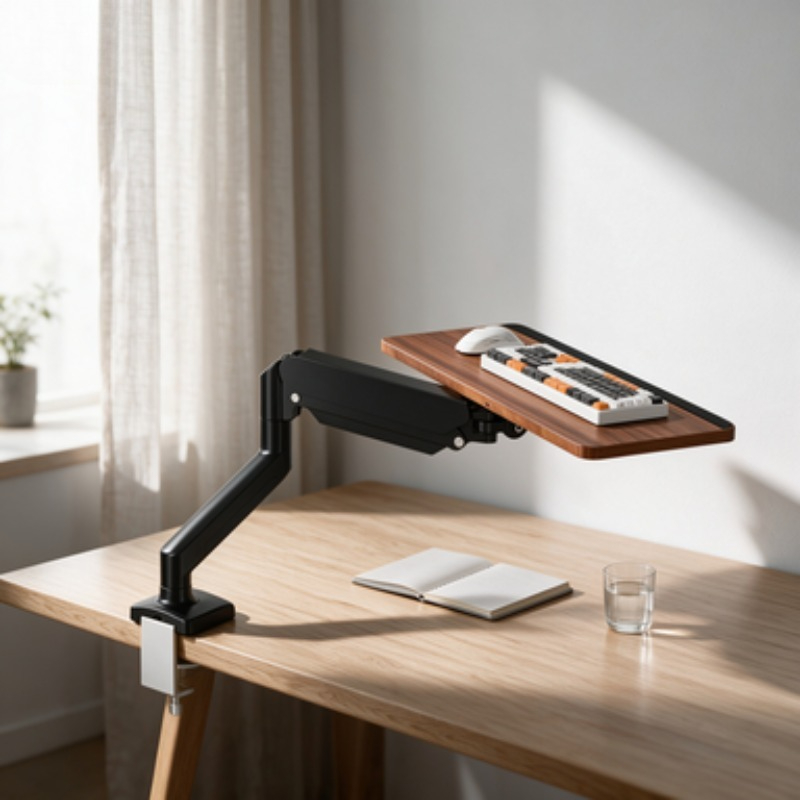 Rak Keyboard Hemat Ruang di Ba - Desk Setup Living Room ulasan dan harga
