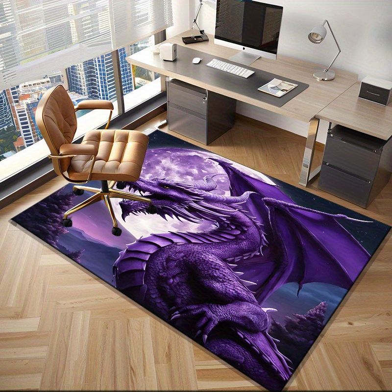 Karpet Naga Ungu Megah untuk P - Desk Setup Living Room ulasan dan harga