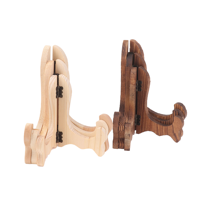 Rak hias dapat dilipat, 1 buah - Desk Setup Wood ulasan dan harga