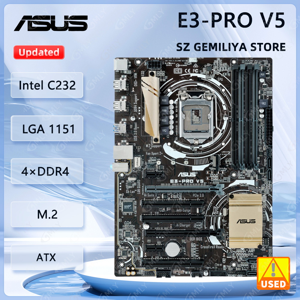 Motherboard Asus E3-PRO V5 LGA - Intel Cpu Core I5 ulasan dan harga