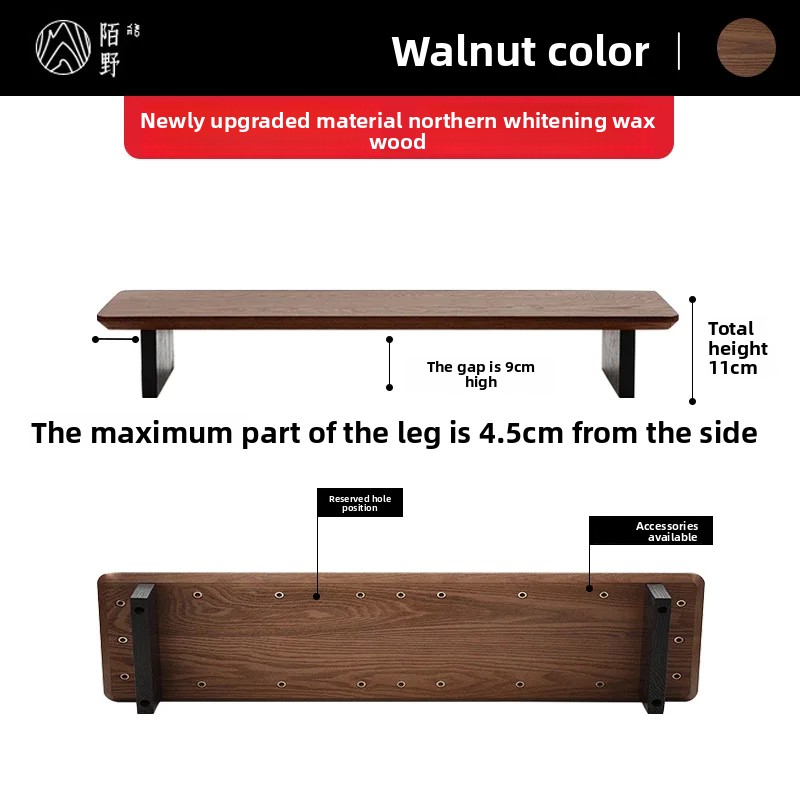Penyangga Monitor Kayu Solid R - Desk Setup Living Room ulasan dan harga