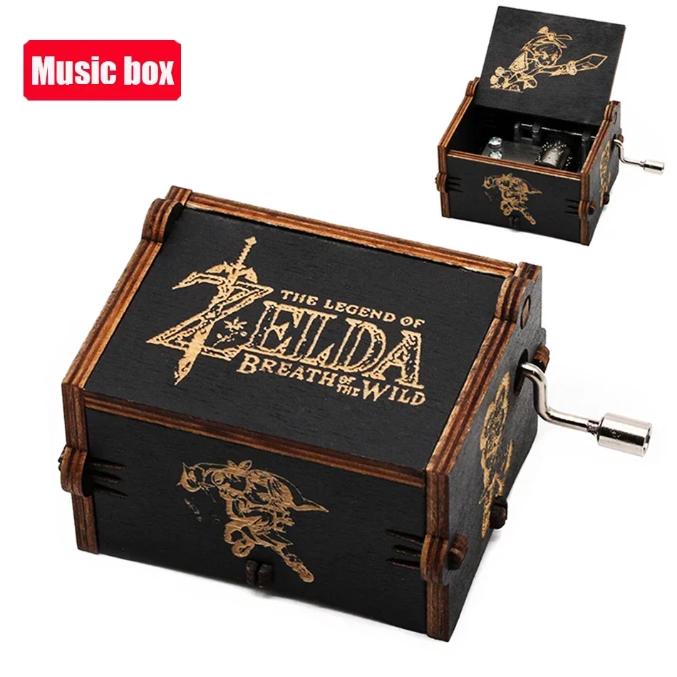 Kotak Musik Kayu Kreatif DIY A - Zelda Desk Setup ulasan dan harga