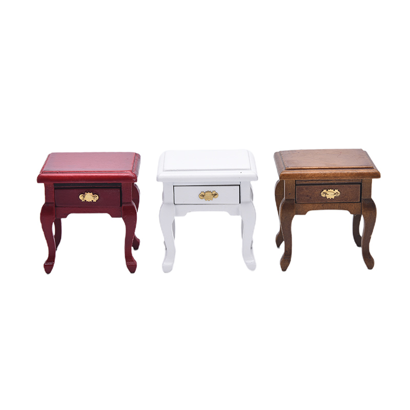 Meja Nakas Kayu Miniatur Rumah - Desk Setup Wood ulasan dan harga