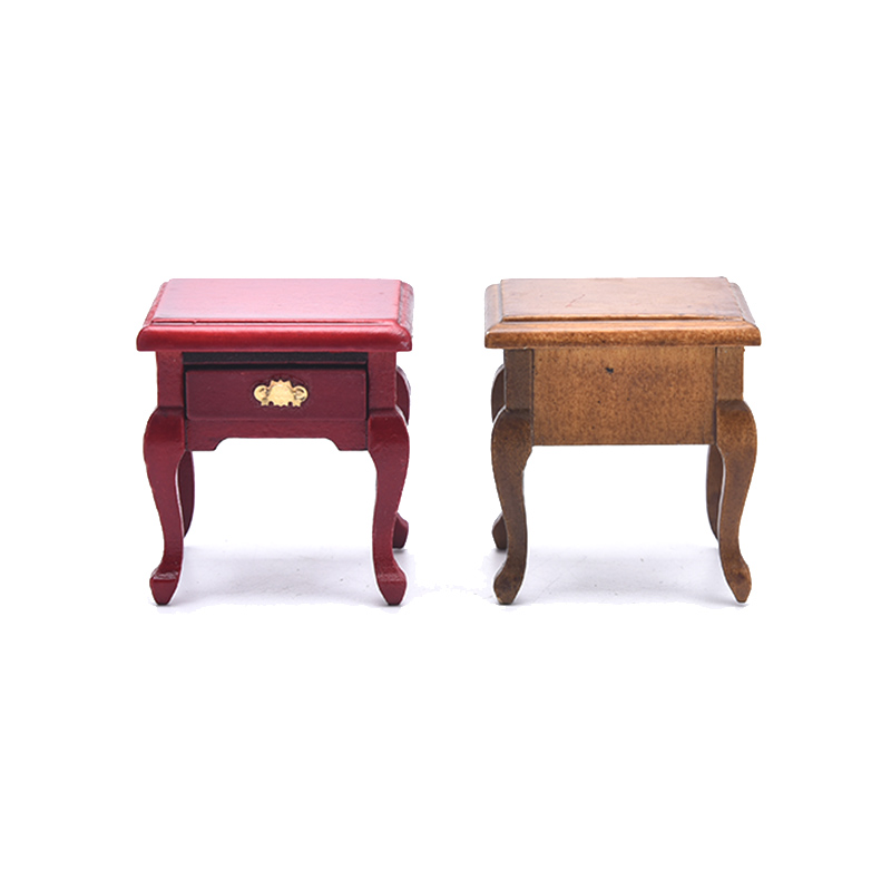 Meja Nakas Kayu Miniatur Rumah - Desk Setup Wood ulasan dan harga