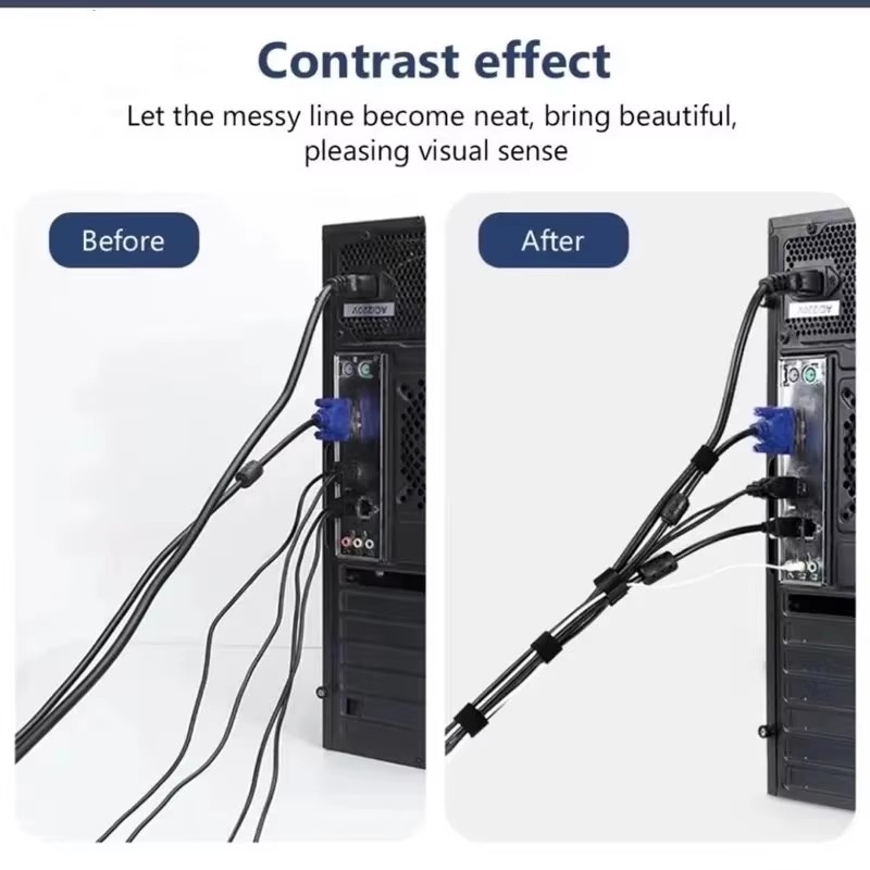 Pengikat Kabel yang Dapat Diso - Desk Setup Cable Management ulasan dan harga