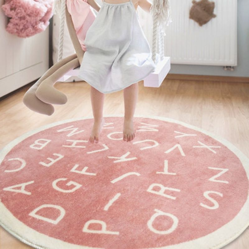 Karpet Berbulu Bundar untuk Ru - Desk Setup Girly ulasan dan harga