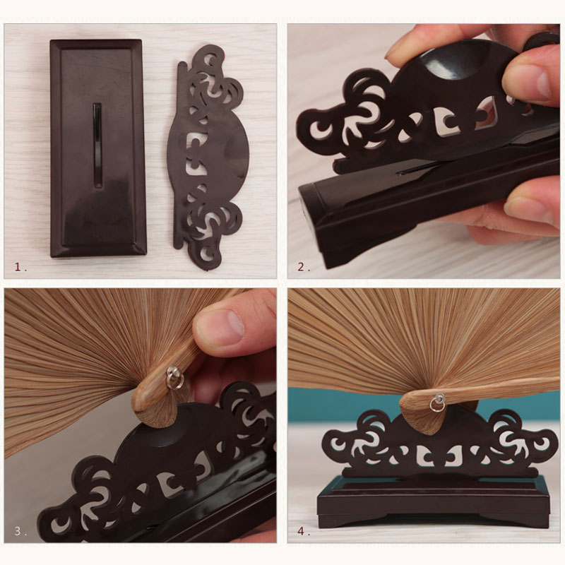 Kipas Lipat Gaya Seni Antik Pe - Desk Setup Wood ulasan dan harga