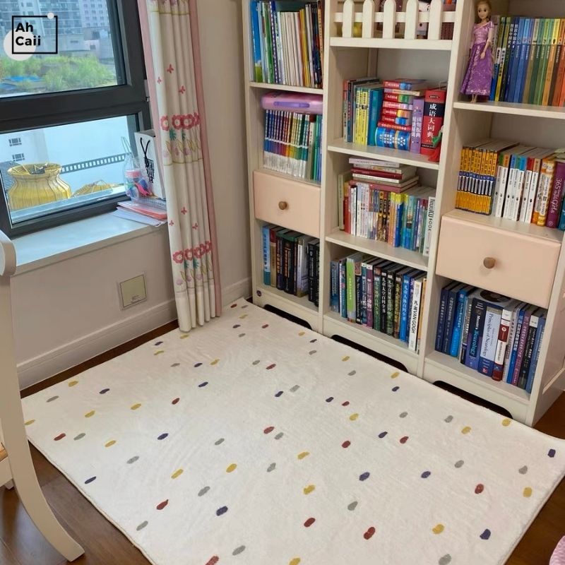 Karpet Berbulu Anak-anak Karpe - Desk Setup Girly ulasan dan harga