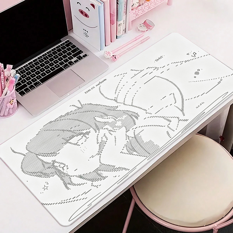 1 Buah Alas Mouse Kulit Anime  - Desk Setup Kawaii ulasan dan harga