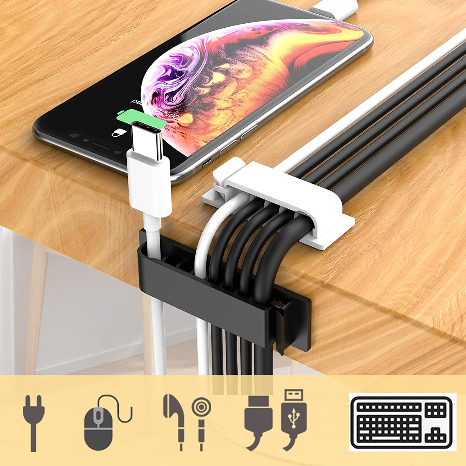Pengatur Kabel Pengatur Kabel  - Desk Setup Cable Management ulasan dan harga